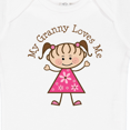 thumbnail image 4 of Inktastic My Granny Loves Me Girls Baby Bodysuit, 4 of 5