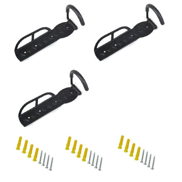Soidarity Soporte de exhibición para bicicleta de 3 piezas, estante colgante Vertical Universal, soporte de sujeción para bicicletas de Metal resistente, Ciclismo con gancho fijo Soidarity OD026384-01