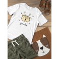 thumbnail image 3 of Cute Little Giraffe Face T-Shirt Toddler -Image by Shutterstock,  2 Toddler, 3 of 4