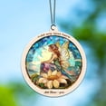 thumbnail image 6 of Flower Fairy Stained Glass Suncatcher Ornament – Holiday Ornament with Text for Loved Ones, Family & Friends, Christmas 2025 Decoration, 6 of 6