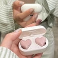 thumbnail image 4 of taicans Bluetooth 5.3 Wireless Earbuds,Cute Heart-Shaped Wireless Earbuds,Heart Shaped Bluetooth Earphones Noise Reduction Sports Wireless In Ear Bluetooth Earphones（Pink）, 4 of 4