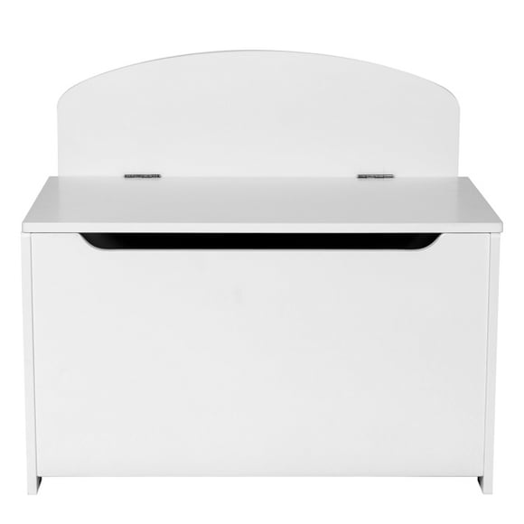 white soft close toy box