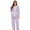 Lavender+White, variant on U2SKIIN Women's Plush Fleece Pajama Set,Soft Cozy Pajama for Women Warm Sleepwear Lounge PJS(Lavender+White, M)