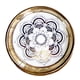 thumbnail image 3 of pequeño de cerámica de estilo europeo, Moasic, bandeja de joyería , vajilla, de comedor pa el con adornos dorados pa Estilo-02 Soledad platos de cerámica para cocina, 3 of 10