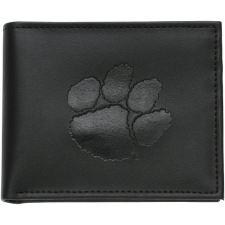 Tigers College Womens Wallet - Clemson Tigers Hybrid Bi-Fold Wallet - Black - No Size