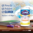 thumbnail image 4 of Clorox Disinfecting Cleaning Wipes, Bleach Free, Crisp Lemon, 35 Count, 4 of 13