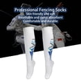 thumbnail image 4 of Chaussettes d'Escrime, Absorbant la Sueur, Respirantes, Extensibles, en Coton Peigné, Unisexes, pour Hommes et Femmes, 4 of 8