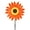 Orange, variant on PULLIMORE 3Pcs Sunflower Lawn Pinwheels Wind Spinners Large Windmill Pinwheel for Garden, Yard Lawn, Party Outdoor Decor (3 Colors)