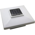 thumbnail image 1 of Solar Post Cap Deck Light 4x4 White Low Profile 4 SMD LEDs (2 Pack) PL251, 1 of 3
