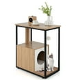 thumbnail image 1 of Gymax Cat Furniture End Table w/ Scratching Post Removable Scratching Mat Living Room, 1 of 10