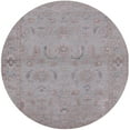 thumbnail image 1 of Ahgly Company Indoor Round Mid-Century Modern Silver Pink Pink Oriental Area Rugs, 3' Round, 1 of 6
