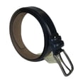thumbnail image 6 of Men Navy Blue Genuine Leather Belt PIERO ROSSI Turkey Soft Full Grain #Navy-B, 6 of 6