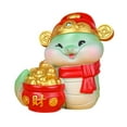thumbnail image 3 of Fancyes Cute Snake Statue Spring Festival Decor Holiday Gift Centerpiece Table Decoration Chinese New Year Decor for Bookshelf Indoor E, 3 of 8