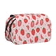 thumbnail image 1 of Disketp Strawberry Estuche de Lápices de Doble Capa con Tapa Abatible y Cremallera, Organizador Escolar para Adolescentes y Adultos, 1 of 7