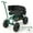 Green, variant on Costway Rolling Garden Cart Outdoor Gardening Workseat with Adjustable Height &Tool Storage Green