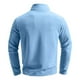 thumbnail image 3 of pstuiky camisa de manga larga para hombre, Sudadera con capucha para hombre, estilo casual, de color liso, de manga larga y con cremallera, estilo cárdigan Tops casuales para hombres xxl, 3 of 6
