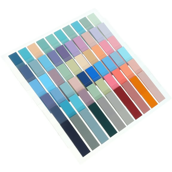 6 Sheets Sticky Tabs for Notebooks Page Flags Markers Colored