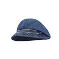 thumbnail image 4 of Gorra de mujer Sombrero de mujer,Sombrero de pescador para mujer Gorra de mujer Sombrero de vendedor de periódicos gorra,Sombrero de algodón con forma de cúpula moderno para Azul oscuro, 4 of 8