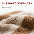 thumbnail image 3 of Unique Bargains Ultra Plush Soft Highly Absorbent Coral Fleece Bath Towel Brown 71" x 35", 3 of 7