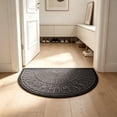 thumbnail image 5 of Partheme Door Mat Outdoor Indoor Entrance Doormat-Semicircular Durable Non Slip Front Door Mat for Outside Inside Entry Entryway Dirt Trapper for Muddy Paws and Shoes, C, 5 of 6