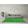 thumbnail image 3 of Ahgly Company Indoor Square Abstract Green Modern Area Rugs, 6' Square, 3 of 4