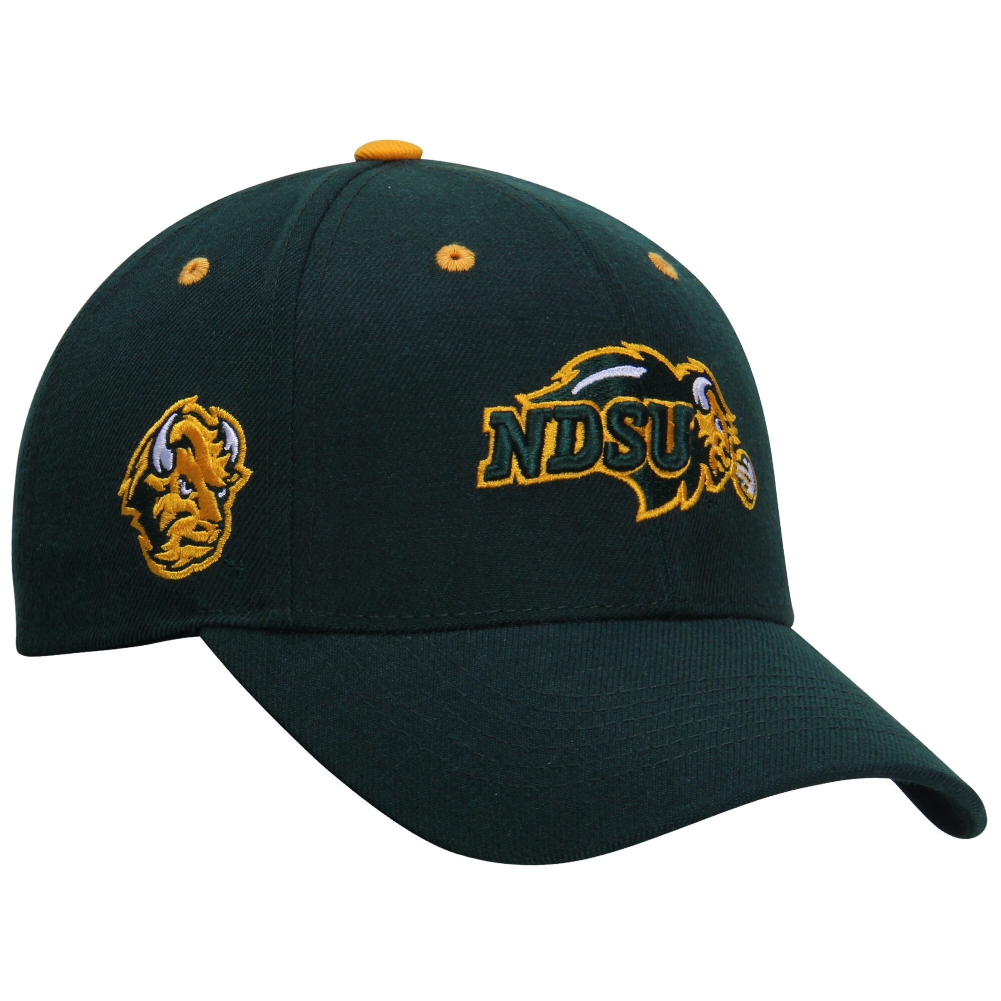 North Dakota State Bison Top of The World Triple Threat Hat - Green