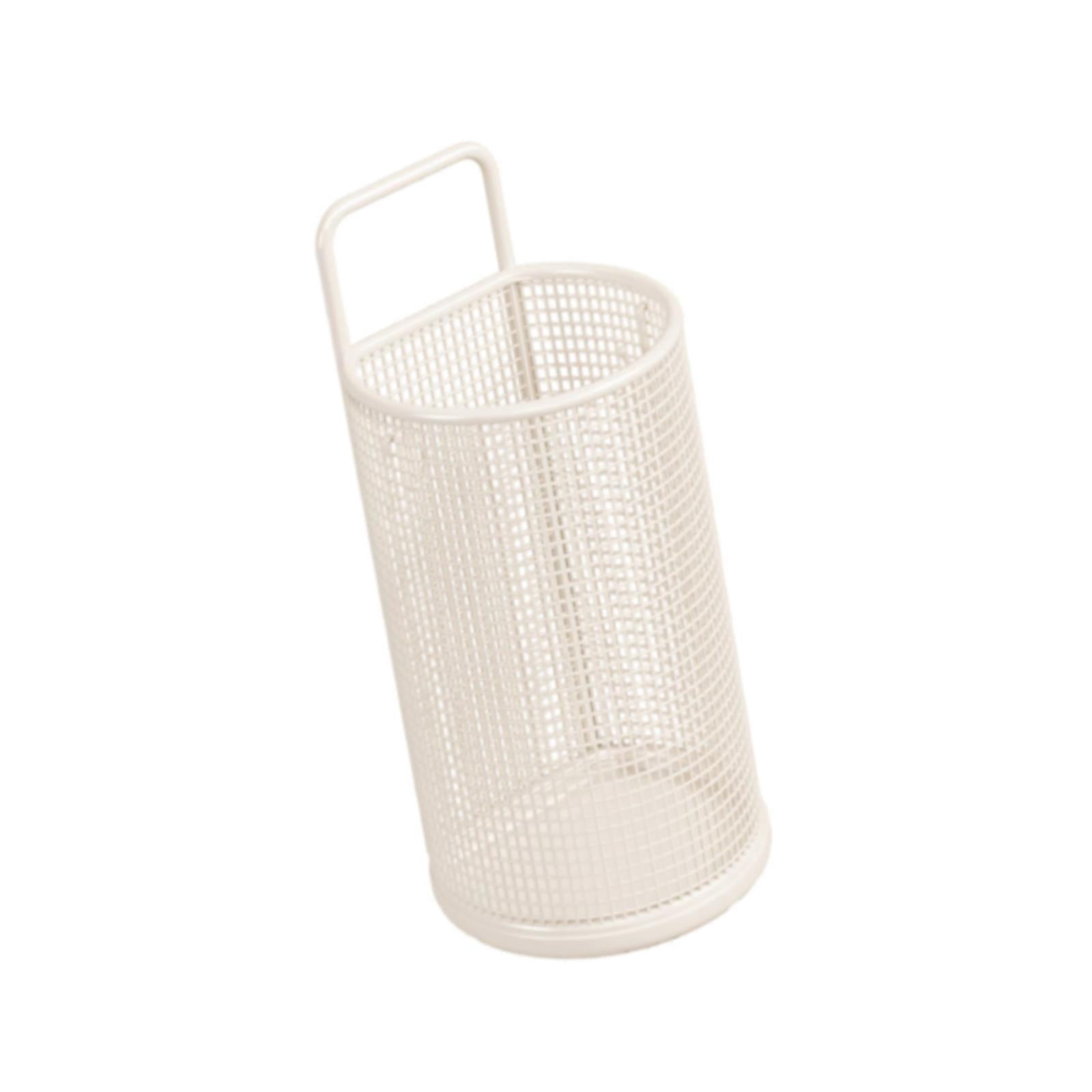 Fiocias Entryway Storage Umbrella Holder, Modern Portable Stable Umbrella Rack Organizer White