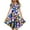 C266 Blue, variant on Gbsyewxs Dress For Girls Crew Neck Short Sleeve Solid Color Ruffle Casual Tutu Midi Summer Kids Dresses White Size 6-7 Years