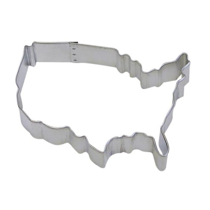 4 Nebraska NE Cookie Cutter Tin Steel USA Map Outline The Cornhusker State
