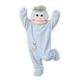 thumbnail image 7 of Funny Big Mouth Monster Adult Onesie with Comb Prop, Silly Plush Hooded Jumpsuit Pajamas, Oversized Fleece One Piece Sleepwear, Cozy Loungewear Outfit for Adults, Family Matching and Pajama Party, 7 of 7