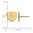 thumbnail image 2 of 14k Gold LogoArt Baylor University Extra Small Post Earrings Q4Y028BU, 2 of 4