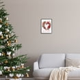 thumbnail image 3 of Stupell Industries Valentine's Heart Shaped Wreath Botanical & Floral Painting Black Framed Art Print Wall Art, 11 x 14, 3 of 9