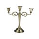 thumbnail image 1 of Candelabro de 3 brazos, candelabro cónico, adorno romántico para boda, candelabro decorativo Retro, centro de mesa para aniversario Bronce, 1 of 9