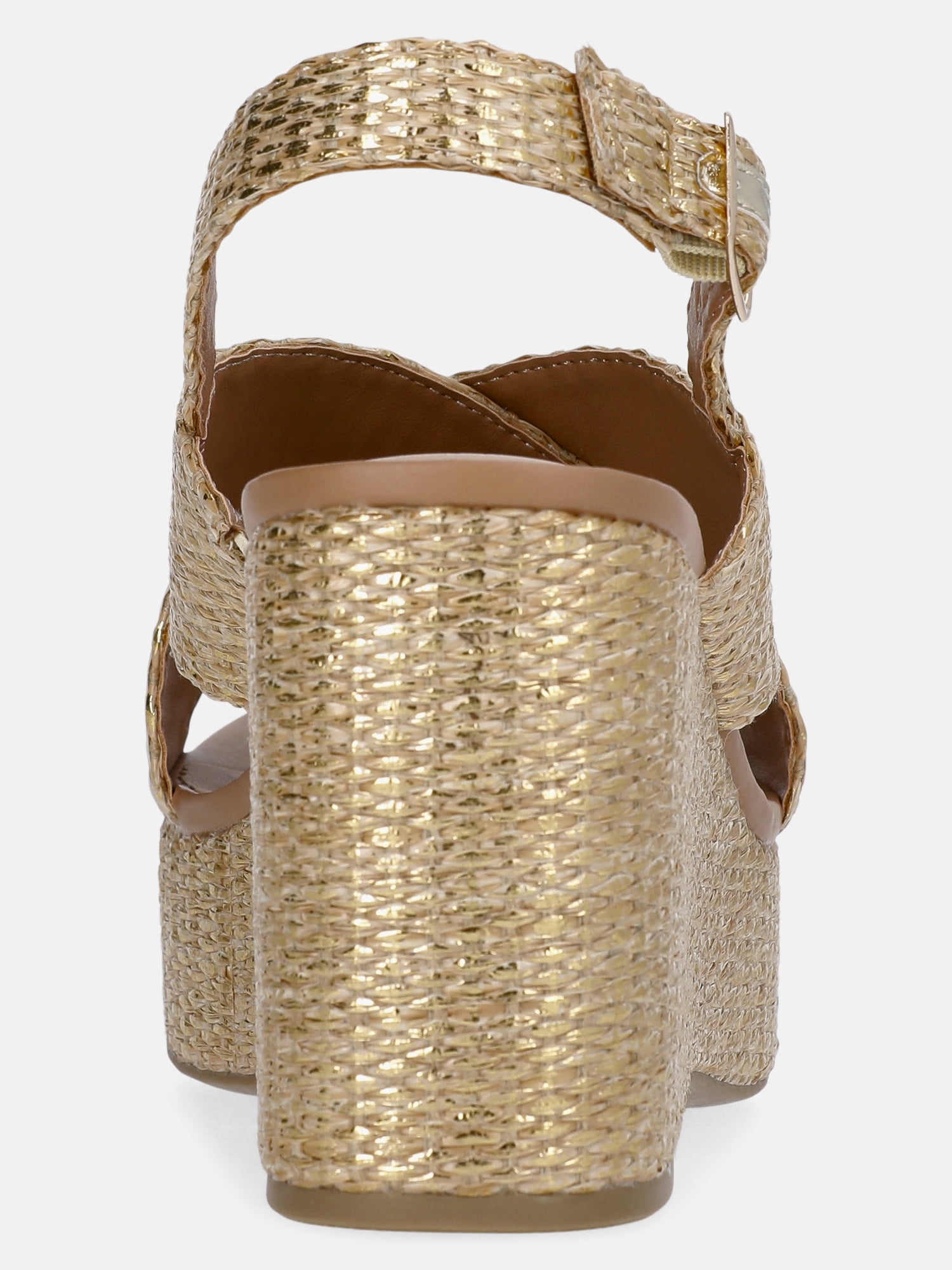 Time and Tru Women's Crossband Wedge Sandal
