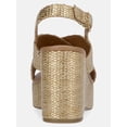 thumbnail image 3 of Time and Tru Women's Crossband Wedge Sandal, 3 of 6