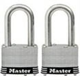 thumbnail image 2 of Master Lock 1.75" W Stainless Steel 4-Pin Tumbler Padlock 2 pk Keyed Alike, 2 of 2