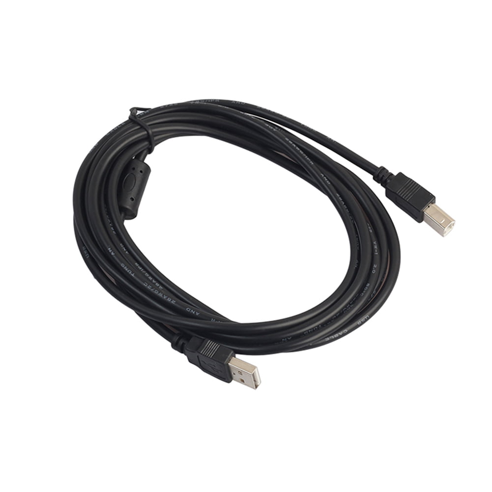 US, Cable Length: 3m, Color: Black Computer Cables Overmal 1.5/3m USB 2.0 High Speed Cable Long Printer Lead A to B Black Shielded #30 