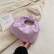 thumbnail image 5 of Bolso Anudado para Mujer Muñeca Piel Sintética Con Forma Nube Viajes Al Aire Libre () Morado, 5 of 6