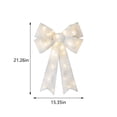 thumbnail image 3 of LNGOOR Large Christmas Tree Bows  Christmas Wreath Bows  Christmas LED Wreath Bows  Indoor And Outdoor Christmas Decorations With Warm LED Lights Christmas Tree Tops. on Clearance, 3 of 5