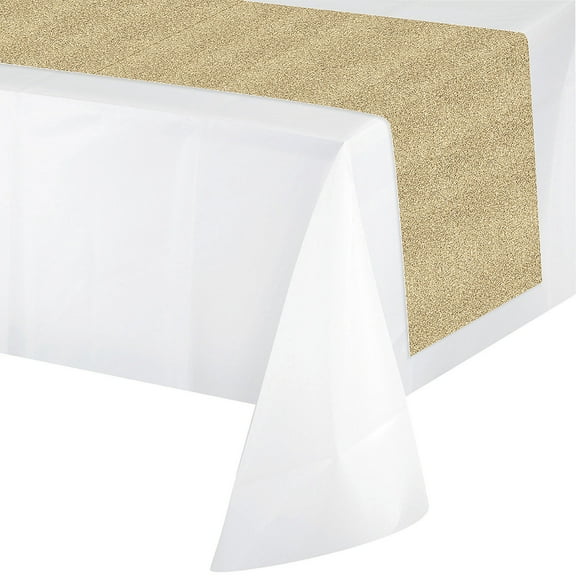 Gold Glitter Table Runner