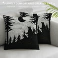 thumbnail image 3 of Qinduosi Vintage Forest Throw Pillow Cover Pillowcase Camp Theme Decor For Sofa Bed Home Bedroom Camping Gifts For Adventure Lover, Lover Gift, 3 of 5