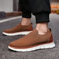 thumbnail image 5 of LILYCHAN Mens Casual Canvas Loafers Shoes Oxfords Shoes Knit Dress Shoes Comfortable Slip-on Shoes, 5 of 7