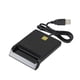 thumbnail image 1 of USB 2.0 Lector de tarjetas inteligente inteligente ATM externo / IC / ID electrónico / CAC / Impuestos / Lector de tarjetas bancarias Monstrate EL2559-00B, 1 of 2