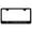 Black, variant on Chevy Corvette C5 Laser Etched Logo Stainless Steel License Plate Frame (Gold)