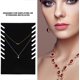 thumbnail image 5 of Colgador de joyería, collar de franela, cadena colgante, busto de joyería, soportes de exhibición, soporte de suspensión, 5 of 5