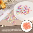 thumbnail image 3 of Uxcell Loose Sequins 4200Pcs Silver Backed Cup Embroidery Sequins for Jewelry Making Crafts Sewing, AB Orange, 3 of 6