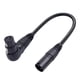 thumbnail image 4 of Cable de audio XLR hembra de 90 grados a XLR macho recto de 3 pines (0,3 m), 4 of 9