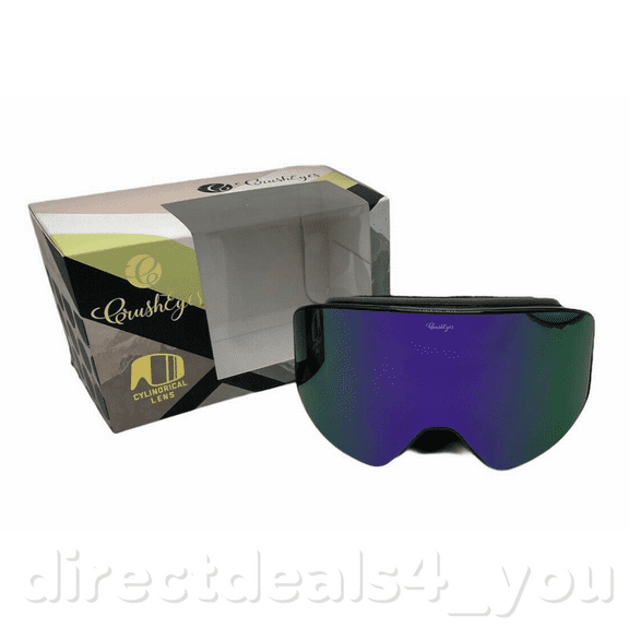 CrushEyes Cylindrical Lens Ski Goggles Frameless Snow Goggles