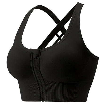 

Aayomet Women Sport Bra Women Sports Bras Strappy Padded Medium Support Yoga Bra Workout Bra Workout Tops For Women Black XL