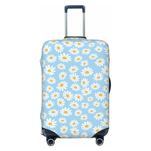 Xecao Floral Daisy print Elastic Luggage Cover, with double-sided print , is perfect for travel, business, and daily use